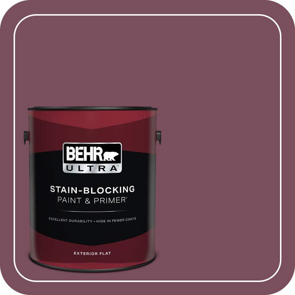 1 gal. #100D-7 Maroon Flat Exterior Paint & Primer price history on PriceWatchPro