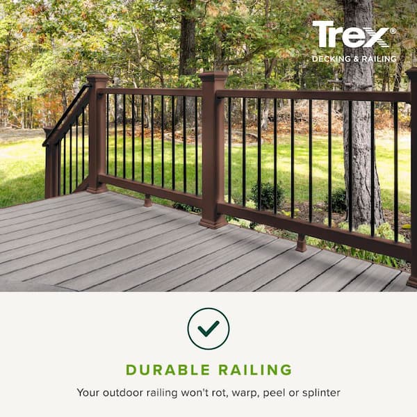 Trex Enhance 6 ft. x 36 in. Vintage Lantern Composite Rail
