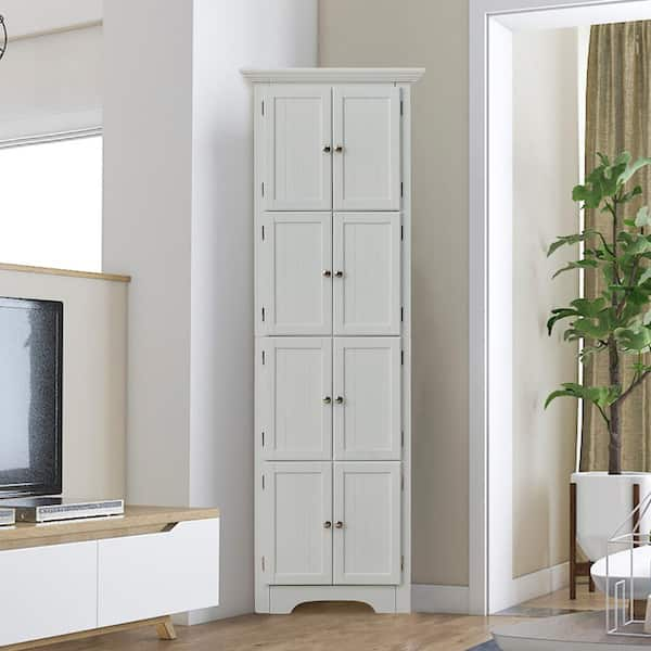 72 H x 36 W x 20 D Storage Cabinet Latitude Run Finish: White