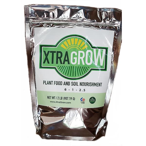 XtraGrow 2 lbs. Premium 100% Organic Granular All-Purpose Plant Food and Soil Nourishment/Conditioner and Composter