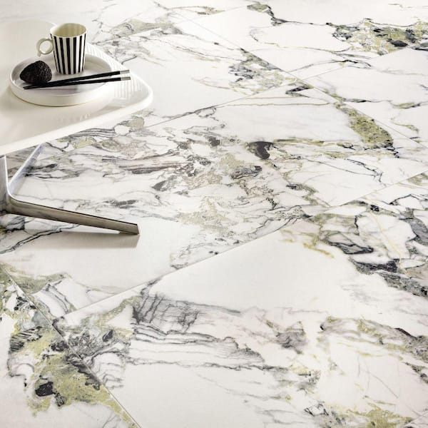 Touche Jade 23-1/2 in. x 47-1/8 in. Porcelain Floor and Wall Tile (15.44 square feet /Case)