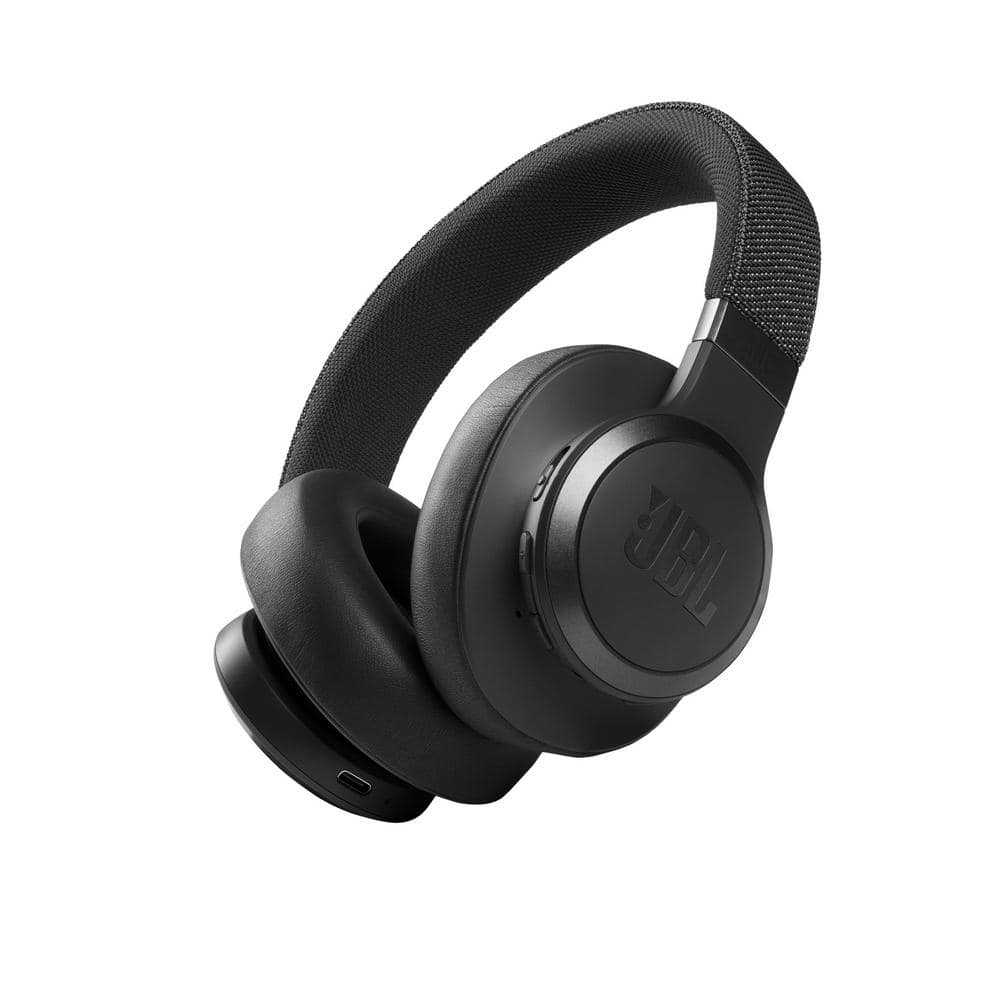 pit Ampère Buurt JBL Live 660NC Bluetooth On-Ear Noise Cancelling Headphones, Black  JBLLIVE660NCBLK - The Home Depot