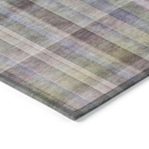 Chantille ACN534 Pewter 10 ft. x 14 ft. Machine Washable Indoor/Outdoor Geometric Area Rug