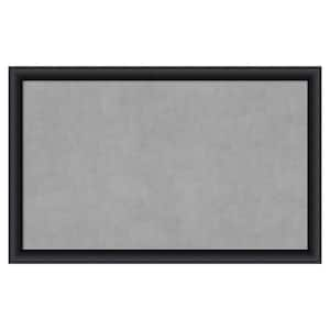 Nero Black 43 in. x 27 in. Framed Magnetic Board