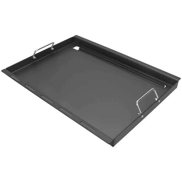 Full-Size Griddle Insert 22.6 in. x 17.4 in. Nonstick Steel Flat Top for 300 Series Gas Grill Cooktop Compatibility