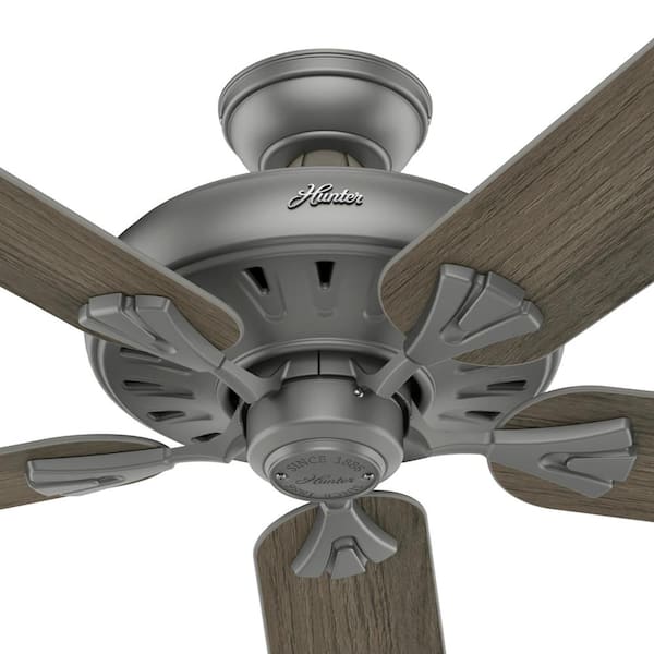 Hunter Royal Oak 60 In Indoor Matte, 60 Inch Hunter Outdoor Ceiling Fan