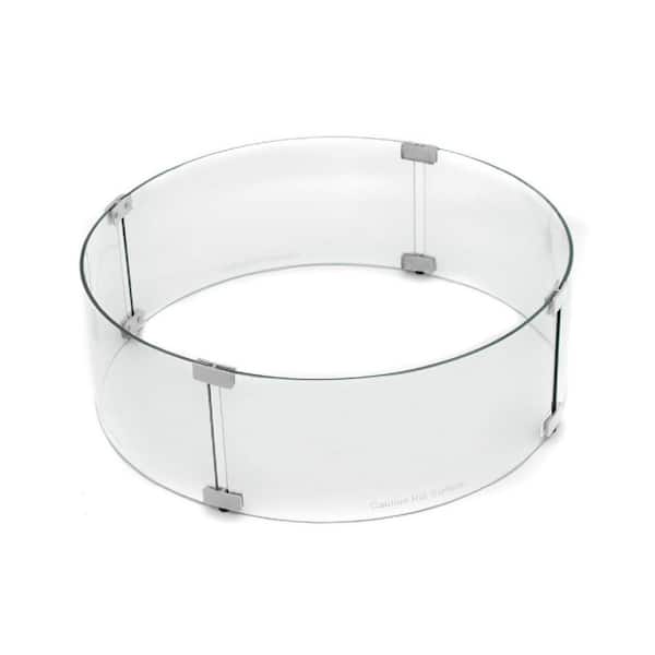 22 in. Round Glass Wind Screen