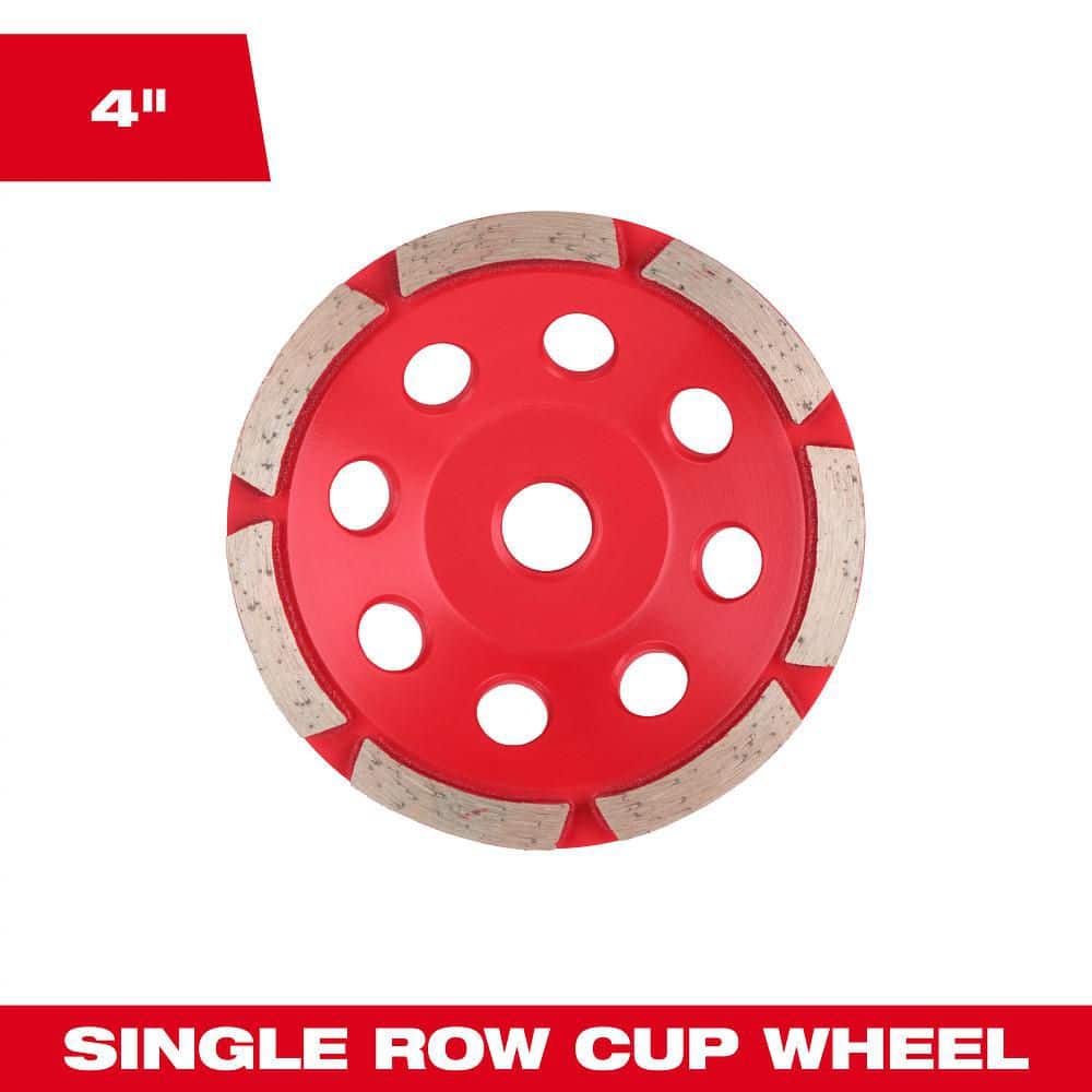 4 in. Diamond Cup Wheel Single Row price history on PriceWatchPro
