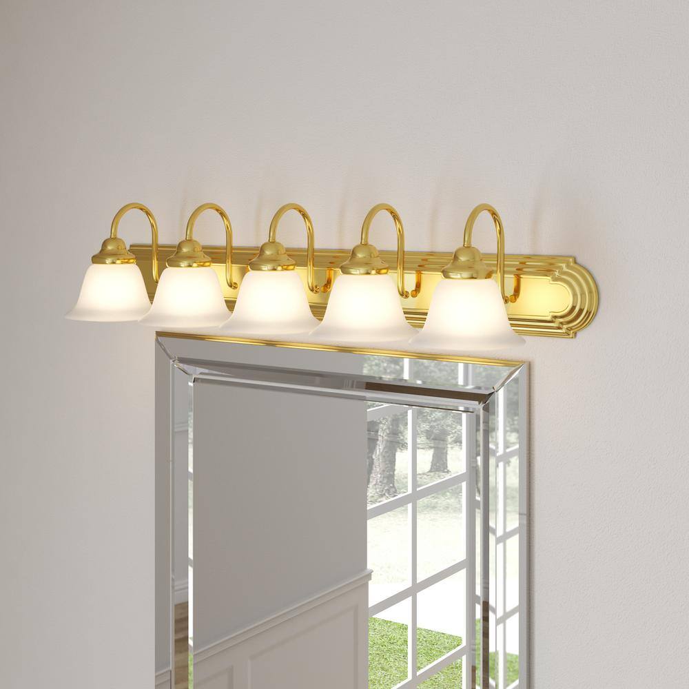 Ballerina 36" Traditional Bell Vanity Light in Bronze