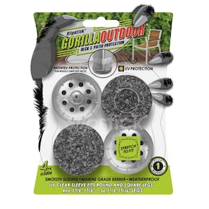 Gorilla Outdoor Clear Sleeve Berber Pads 1.5 in.