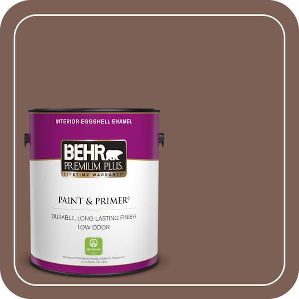 BEHR PREMIUM PLUS 1 gal. #MQ1-57 Secret Journal Eggshell Enamel Low Odor Interior Paint & Primer