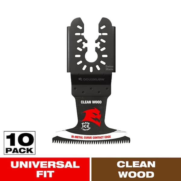 2-1/2 in. Demo Demon Universal Fit Bi-Metal Oscillating Blade for Clean Wood (10-Pack)
