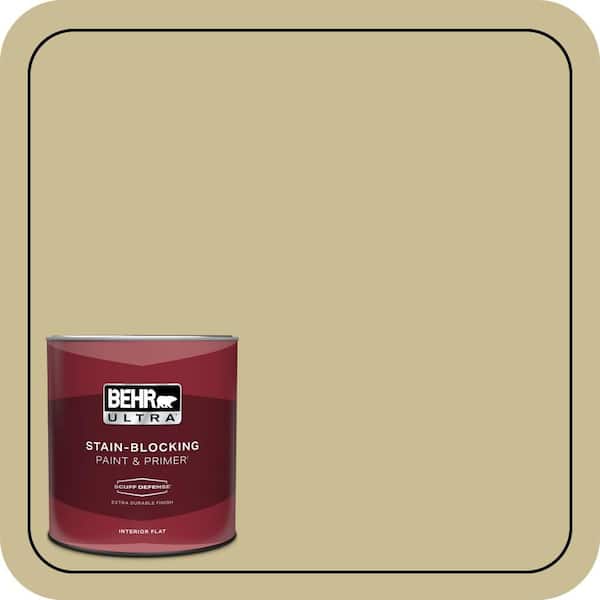 BEHR ULTRA 1 qt. #M330-4 Morning Tea Extra Durable Flat Interior Paint & Primer