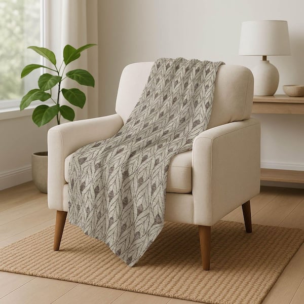 Premium Machine Washable ASB927 Brown 50 in. x 70 in. Sherpa Throw Blanket