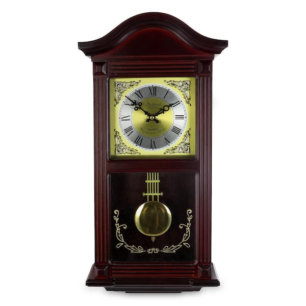 Vintage Large Brass Clock, Standing Clock 