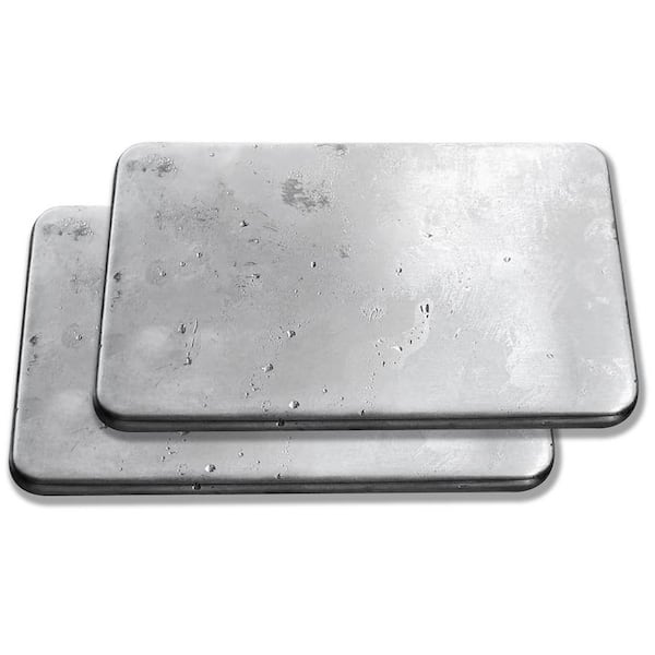 Stainless Steel Reusable Ice Packs for Coolers, Camping, and Outdoor Activities (2-Pack)