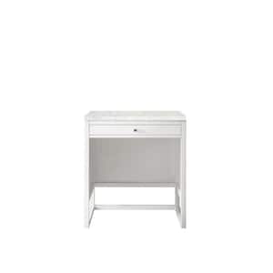 Athens 30.0 in. W x 15.0 in. D x 33.3 in H. Vanity Side Cabinet in Glossy White