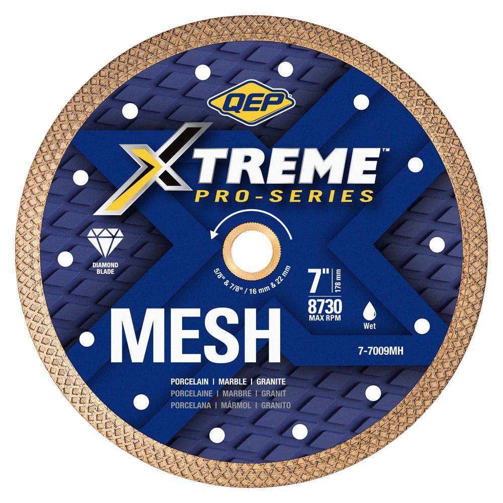 Xtreme Pro Series 7 in. Mesh Diamond Blade Cuts Through Porcelain, Marble, Granite and Slate price history on PriceWatchPro