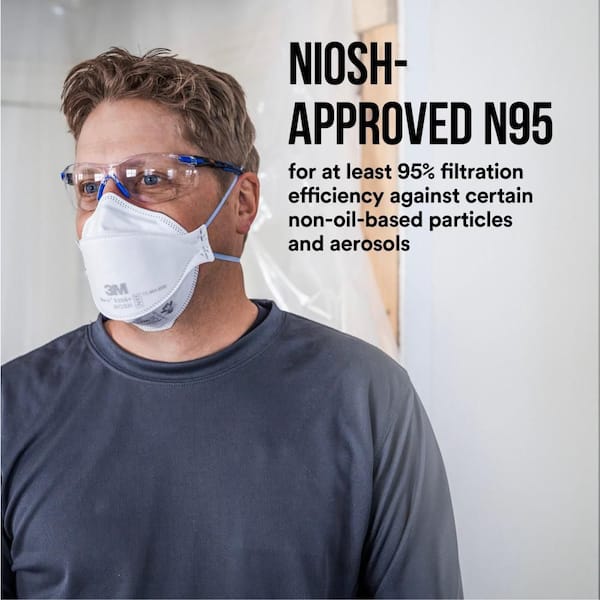 9205+ N95 Aura Particulate Disposable Respirator Foldable (80-Pack)