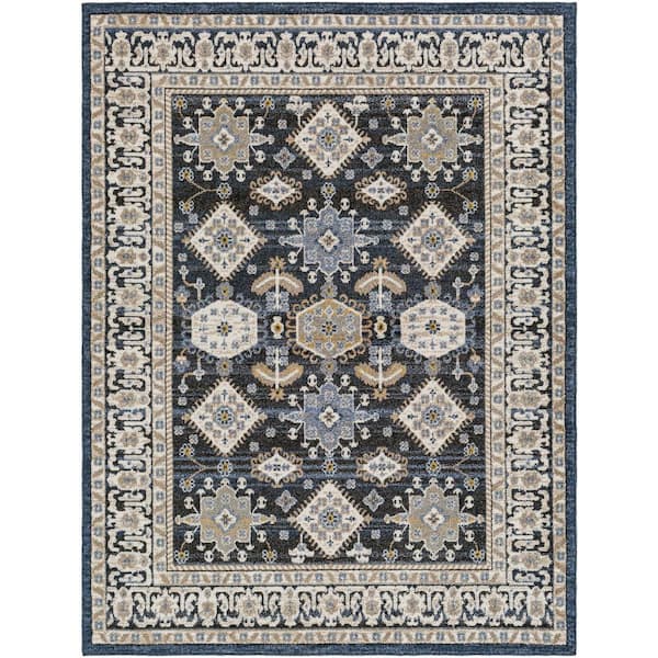 Artistic Weavers Delphi Blue 8 ft. x 10 ft. Indoor Area Rug