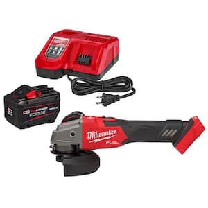 M18 18-Volt Lithium-Ion REDLITHIUM FORGE Starter Kit with 12. 0Ah Battery and Rapid Charger w/ M18 Grinder