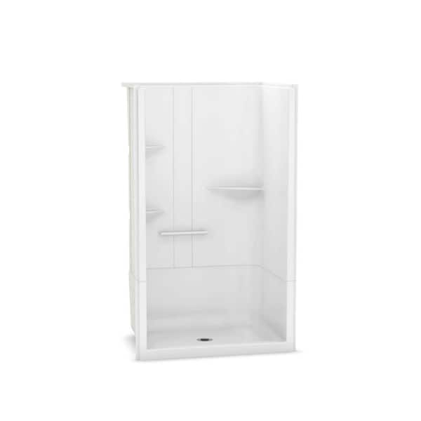 MAAX Camelia 48 in. x 34 in. x 79 in. Alcove Shower Stall with