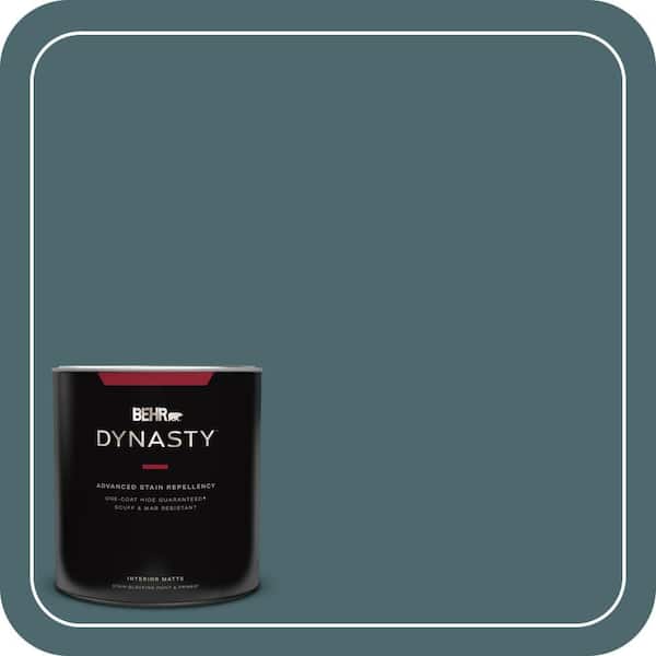 BEHR DYNASTY 1 qt. #510F-6 Solitude Matte Interior Stain-Blocking Paint and Primer