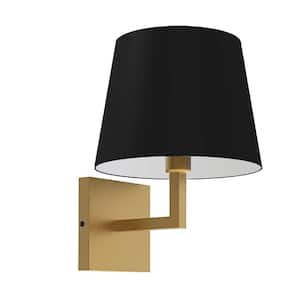 Whitney 1-Light LED Compatible Aged Brass Wall Sconce