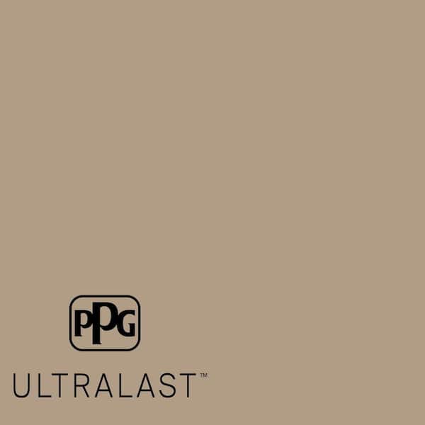 PPG UltraLast 5 gal. #PPG1077-4 Weathered Wood Semi-Gloss Interior Paint and Primer