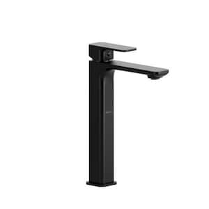 Equinox Single-Handle Single-Hole Bathroom Faucet in Black