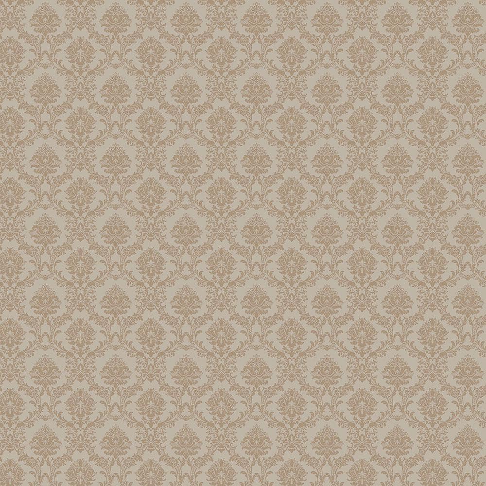 Norwall Mini Damask Vinyl Roll Wallpaper (Covers 55 sq. ft.) SD36138 ...