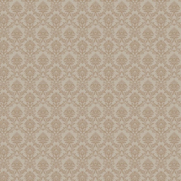 Mini Damask Vinyl Roll Wallpaper (Covers 55 sq. ft.)