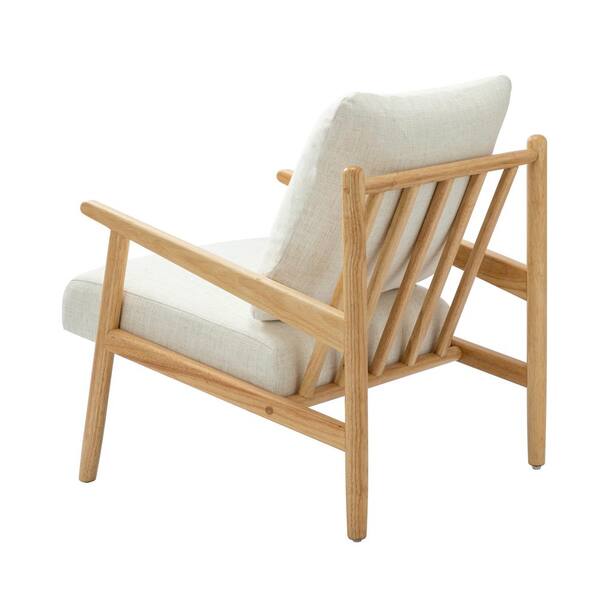 solid wood armchair