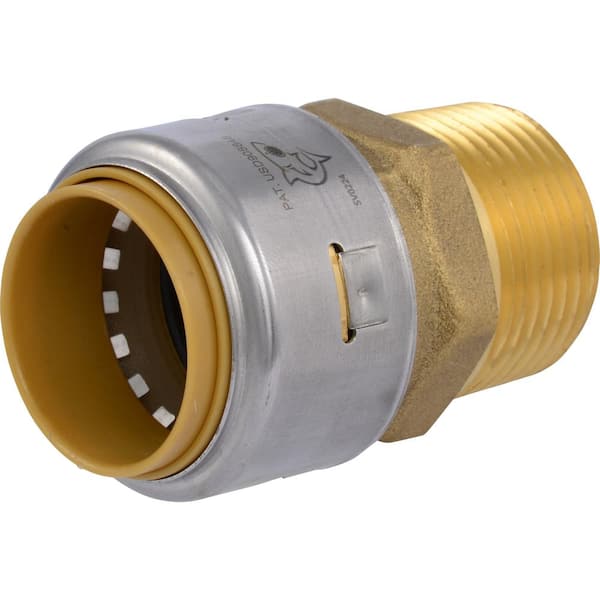 SharkBite Max 1 in. Push-to-Connect x MIP Brass Adapter Fitting