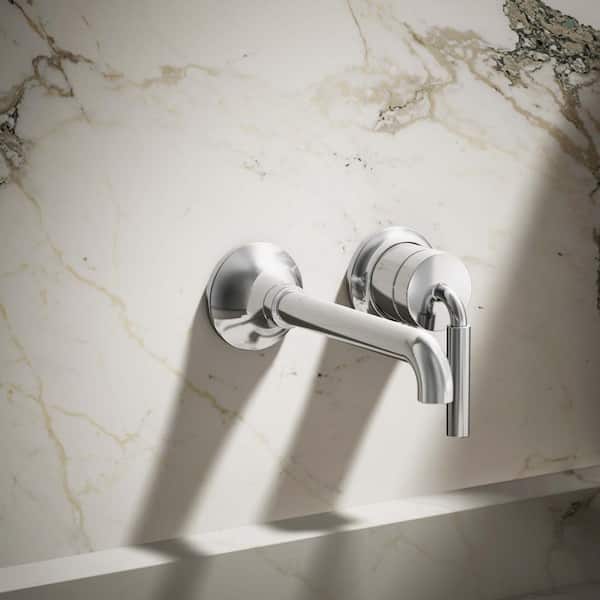 Tone Single-Handle Wall-Mounted Faucet in Polished Chrome