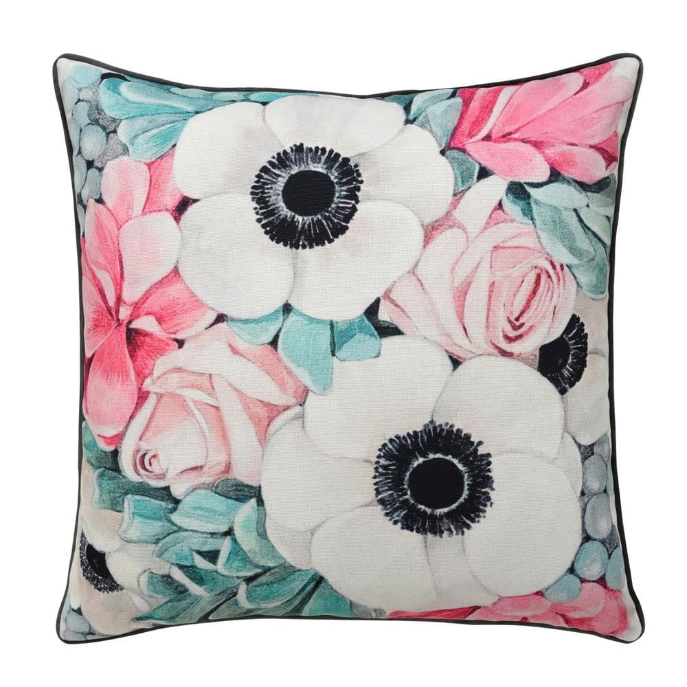 Multicolor Polyester 24 in. x 24 in. Throw Pillow price history on PriceWatchPro
