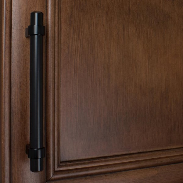 5 in. Center-to-Center Solid Oil Rubbed Bronze Finish Euro Style Cabinet Bar Pulls (10-Pack)