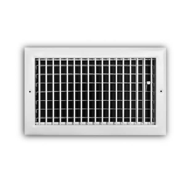 14 in. x 8 in. Adjustable 1-Way Wall/Ceiling Register