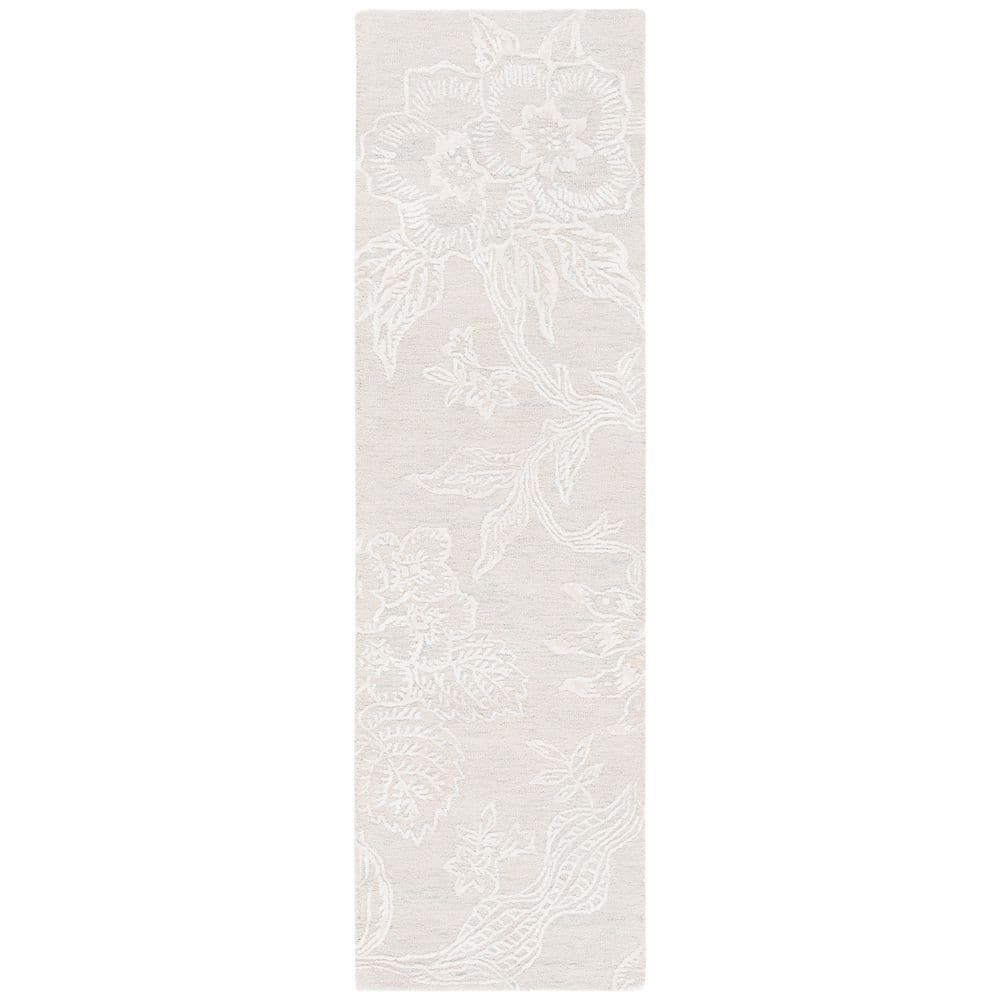 Glamour 2 ft. x 8 ft. Light Blue/Ivory Oversized Floral Runner Rug price history on PriceWatchPro