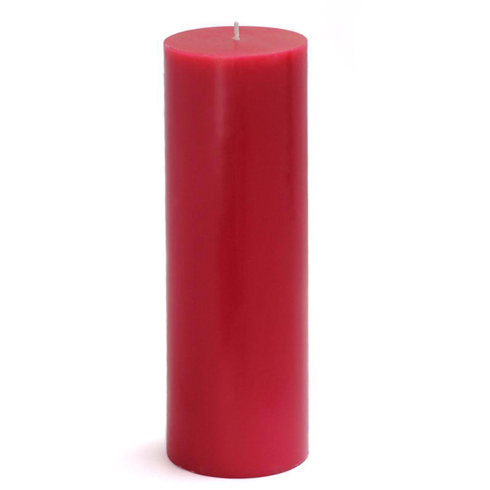 UPC 685024160079 product image for Zest Candle 3 in. x 9 in. Red Pillar Candles Bulk (12-Case) | upcitemdb.com