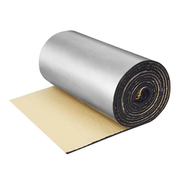 Pro Space 0.4 in. x 40 in. x 60 in. Self-Adhesive Heat Insulation Radiant Barrier, Aluminum Foil Finish