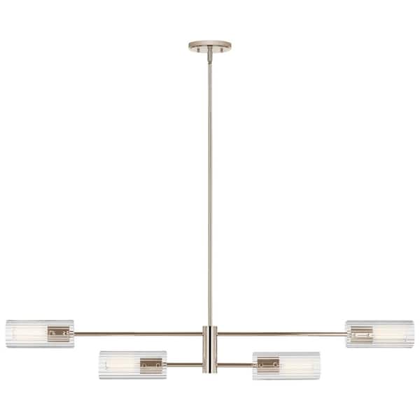 Kichler Velestino 4-Light Gold Modern/Contemporary Chandelier