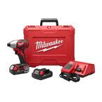 M18 18-Volt Lithium-Ion Cordless 1/4 in. Impact Driver Kit with(2) 1.5Ah Batteries, Charger, Hard Case
