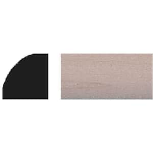 3/8 in. x 3/8 in. x 48 in. Basswood Quarter Round Tinytrim Moulding