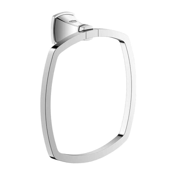 GROHE Grandera Towel Ring in StarLight Chrome The Depot