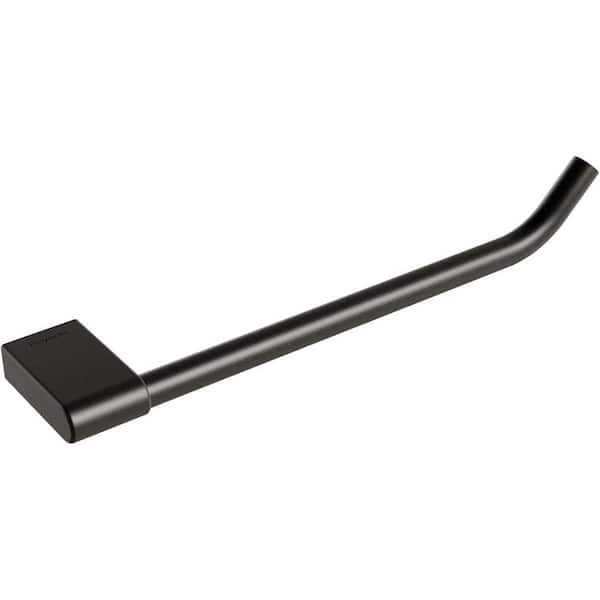 HELVEX Integra 9.32 in. Wall Mounted Towel Bar in Matte Black