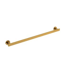Paradox 24 in. Wall Mounted Towel Bar in Brushed Gold