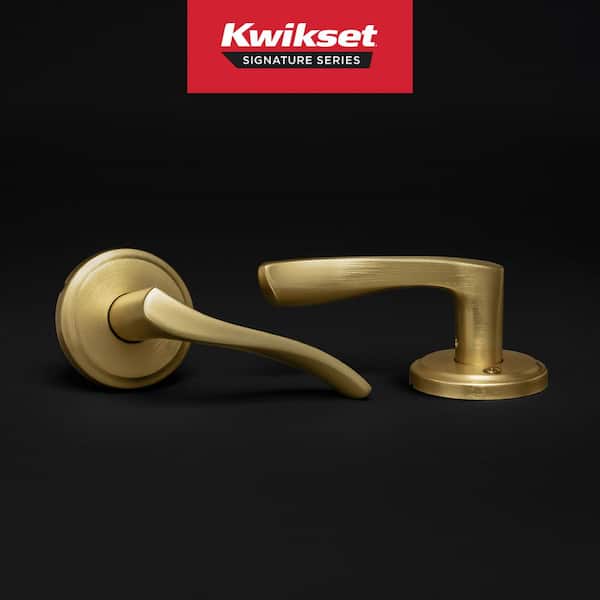 Kwikset Sedona Satin Brass Hall/Closet Door Handle 720SEL 4 CP