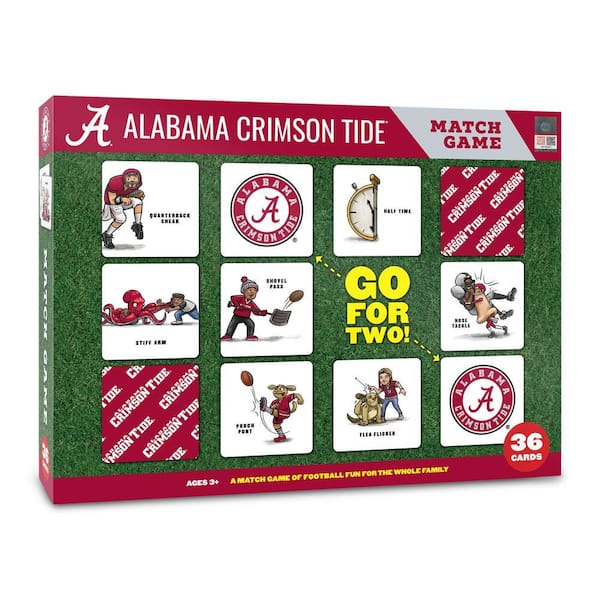 NCAA Alabama Crimson Tide Licensed Memory Match Game