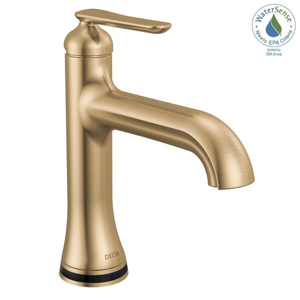 Delta Bonacci Gold Touch2O Single Handle Single Hole Bathroom Sink
